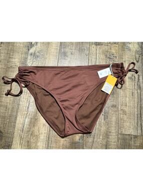 Women's Kona Sol Brown Bikini Bottom XL Size 16-18 New